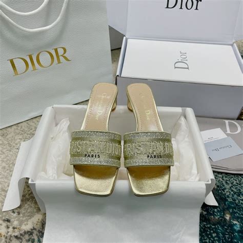 fake christian dior slippers|Christian Dior female slippers.